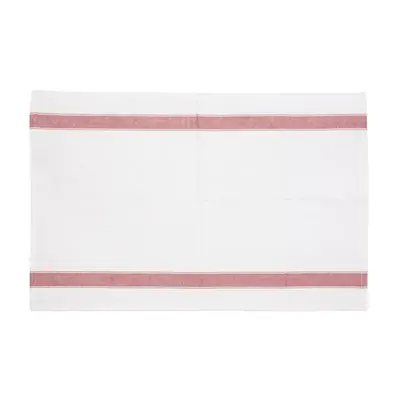 Heavy Duty Tea Towel 760x510mm Red Border - E915