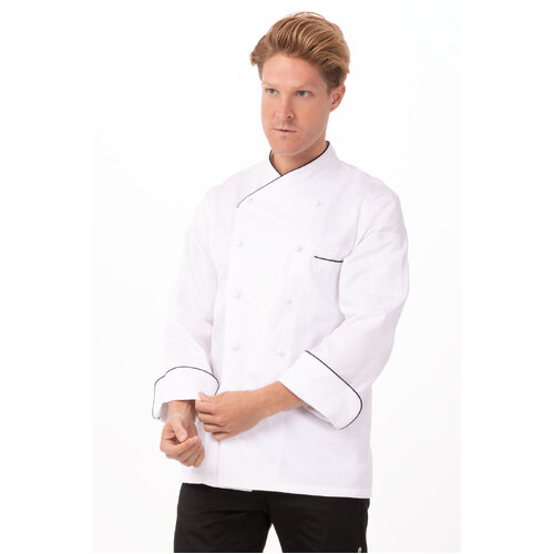 Chef Works Monte Carlo Premium Cotton Chef Jacket - ECCB-38 - ECCB-38