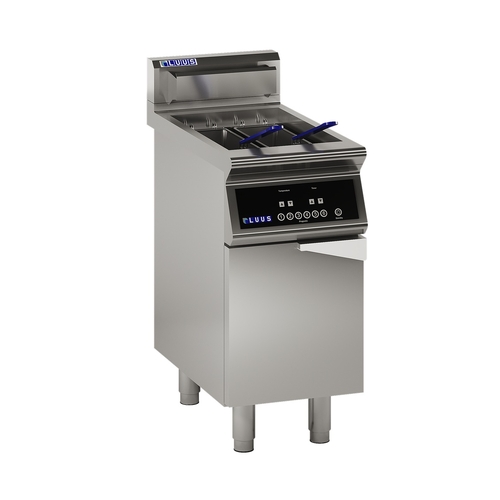 Luus EF7-40 - Twin Basket Electric Induction Fryer - EF7-40