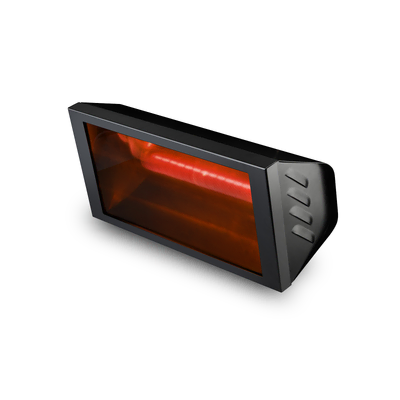 Star Progetti Varmatec Helios EH2000/W2BK Radiant Black Single Heater  - EH2000W2BK