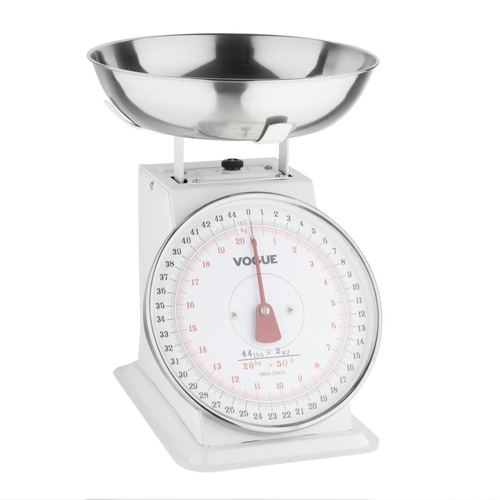 Vogue Kitchen Scale Bowl Top - 20kg Grad. 50g - F176
