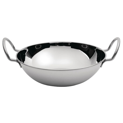 Olympia Flat Bottomed Medium Balti Serving Dish 170mm - F470