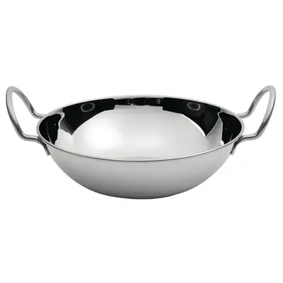 Olympia Flat Bottomed Medium Balti Serving Dish 170mm - F470