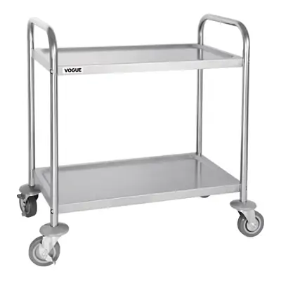 Vogue 2 Tier Flat Pack Trolley 825x710x405mm  - F996