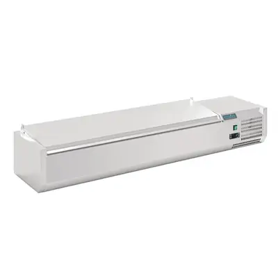 Polar FA855-A G-Series Countertop Prep Fridge with Lid 7x 1/4GN - FA855-A
