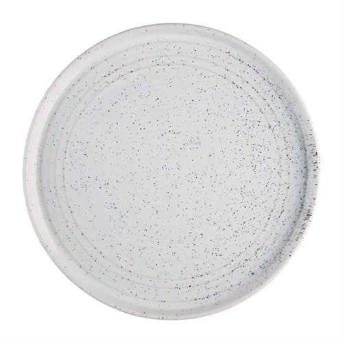 Olympia Cavolo White Speckle Flat Round Plate 270mm (Box of 4) - FD904