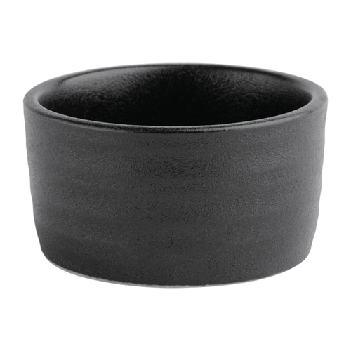 Olympia Cavolo Textured Black Dipping Dish 67mm (Box of 12) - FD911