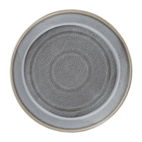 Olympia Cavolo Charcoal Dusk Flat Round Bowl 220mm (Box of 4) - FD919