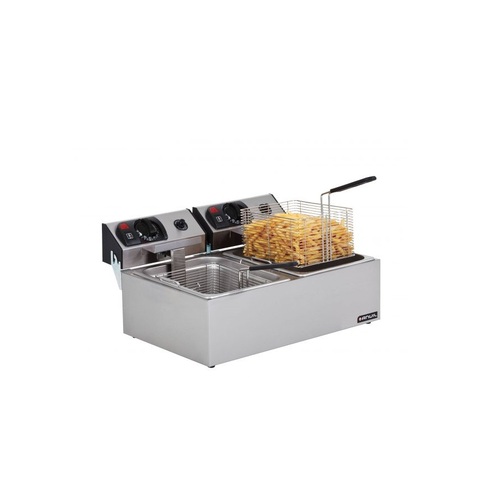 Anvil FFA0002 Double Pan Deep Fryer - FFA0002