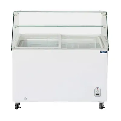 Polar FL991-A G-Series Display Chest Freezer - 200Ltr with Glass Surround - FL991-A