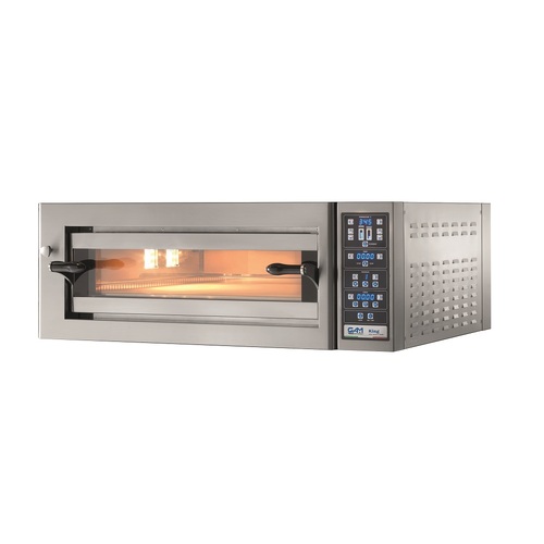 Gam King 4 - Single Deck Electric Pizza Oven - 4 Pizzas - FORKING4TR400TOP