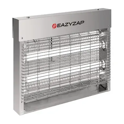 Eazyzap Brushed Stainless Steel LED Bug Zapper Small - FP983-A