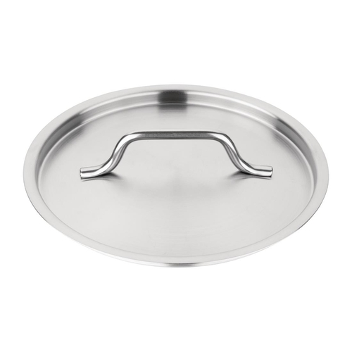 Vogue Stainless Steel Saucepan Lid 180mm - FS665