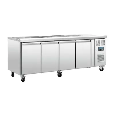 Polar FT285-A - 4 Door Counter Fridge  - FT285-A
