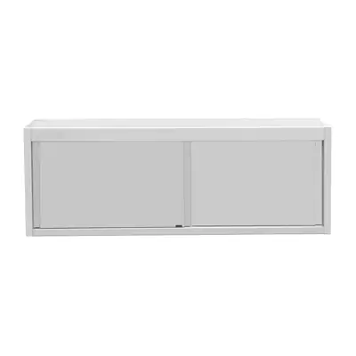 Vogue Wall Cupboard Stainless Steel 650x1800x400mm - FU583