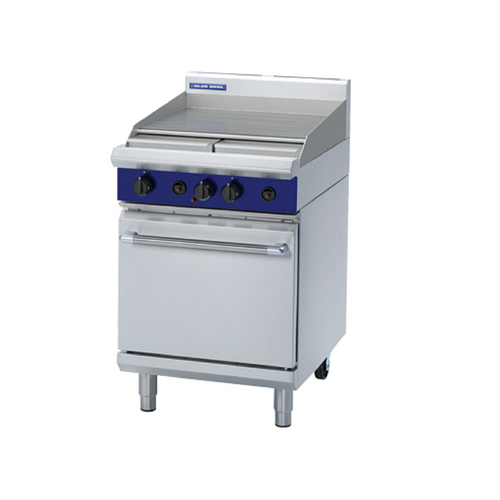 Blue Seal G504B - 600mm Gas Griddle with Static Oven - G504B