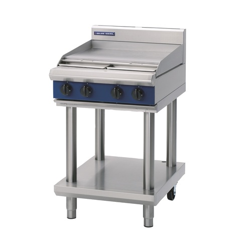 Blue Seal G514B-LS - 600mm Gas Griddle with Leg Stand - G514B-LS