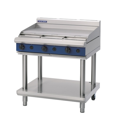 Blue Seal G516A-LS - 900mm Gas Griddle with Leg Stand - G516A-LS