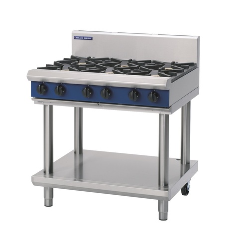 Blue Seal G516D-LS - 6 Burner Gas Cooktop with Leg Stand - G516D-LS