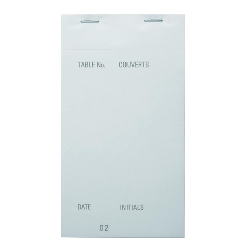 Olympia Recyclable Carbonless Waiter Pad Duplicate Large (Box of 50) - G523