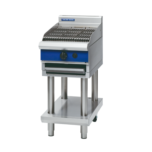 Blue Seal G593-LS - 450mm Gas Chargrill on Leg Stand - G593-LS