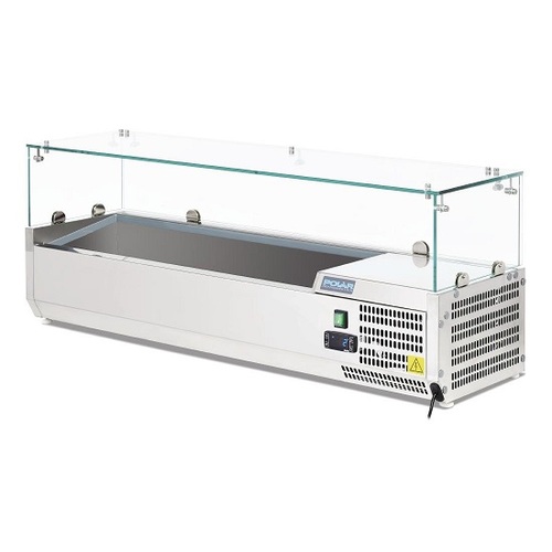 Polar G608-A G-Series Countertop Prep Fridge 5x 1/4 GN - G608-A