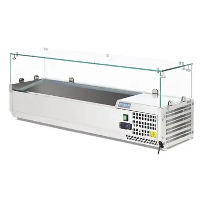 Polar G608-A G-Series Countertop Prep Fridge 5x 1/4 GN - G608-A