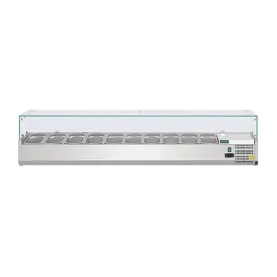 Polar G611-A G-Series Countertop Prep Fridge 10x 1/4 GN - G611-A
