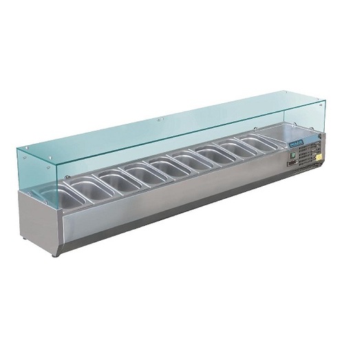 Polar GD878-A G-Series Countertop Prep Fridge 9x 1/3 GN - GD878-A
