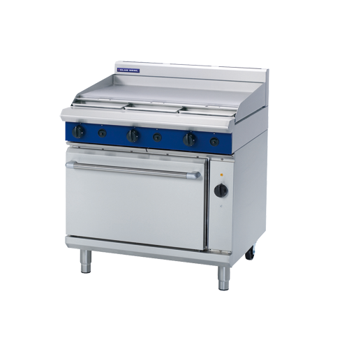 Blue Seal GE56A - 900mm Gas Griddle with Electric Convection Oven - GE56A
