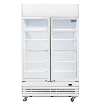 Polar GE580-A G-Series Hinged Door Upright Display Cooler/Fridge with Light Box 950Ltr - GE580-A