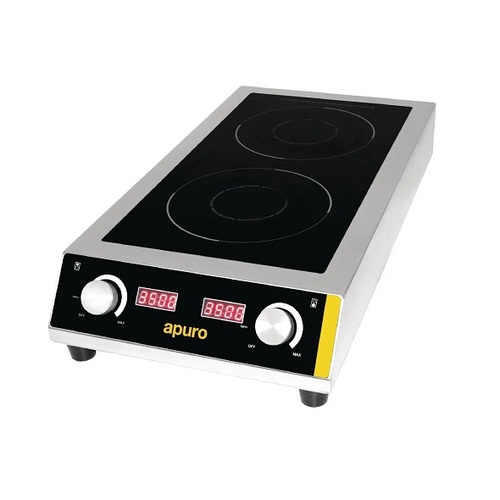 Apuro GF239-A Heavy Duty Double Induction Hob - GF239-A