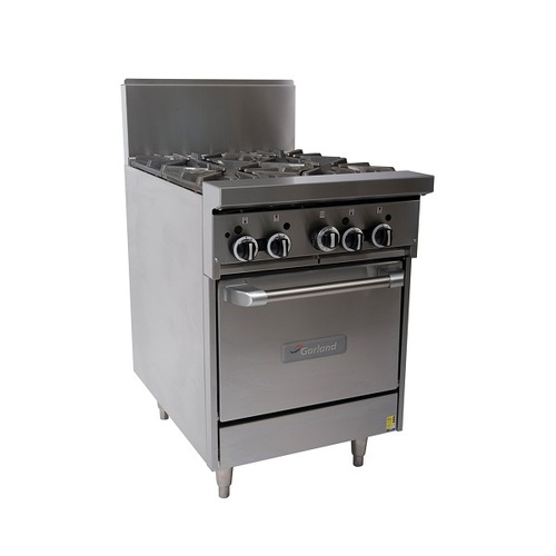Garland GF24-4L - 4 Open Top Burners with Space Saver Oven - GF24-4L