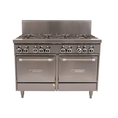 Garland GF48-8LL - 8 Open Top Burners with 2 Space Saver Ovens - GF48-8LL