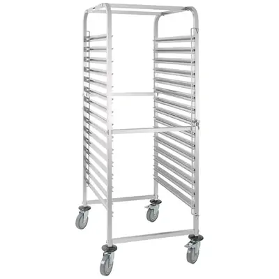 Vogue Gastronorm 2/1 Racking Trolley (15 Level) - GG499