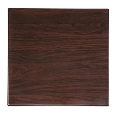 Bolero Square Table Top Dark Brown 600mm - GG635