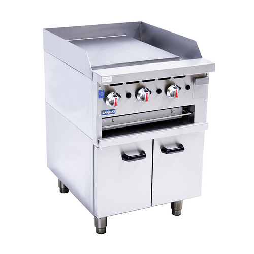 Gasmax GGS-24 - Gas Griddle with Toaster 600mm - GGS-24