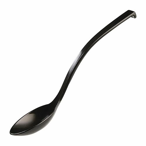 APS Black Deli Spoon - Melamine* - GH359