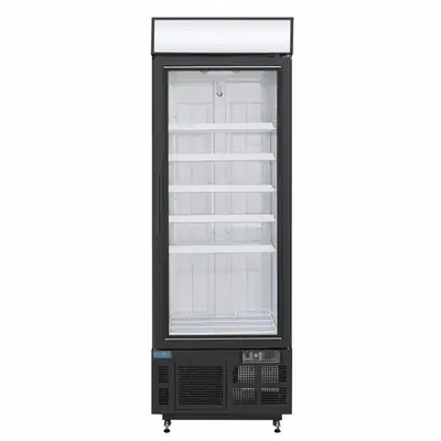Polar GH428-A G-Series Upright Display Freezer Black - 412Ltr - GH428-A