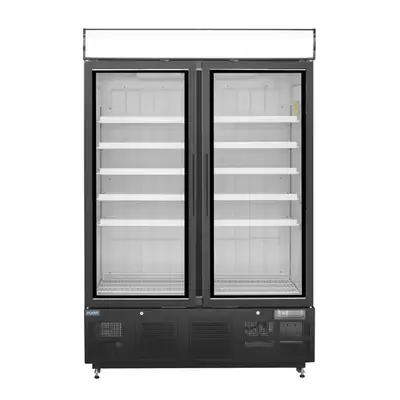 Polar GH429-A G-Series Upright Display Freezer Black - 920Ltr - GH429-A