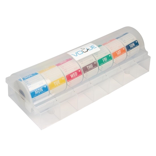 Vogue Dissolvable Day of the Week Starter Kit with Dispenser (2" dispenser) - GH475