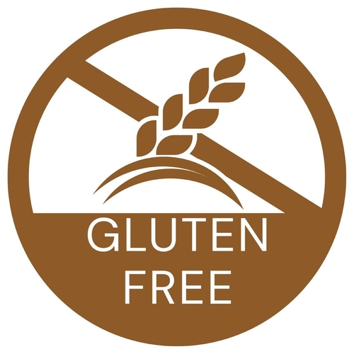 Vogue Food Allergy labels Gluten Free - 25mm 1" (Roll 1000) - GJ060