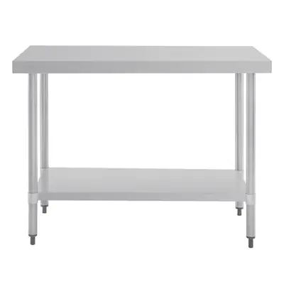 Vogue Stainless Steel Prep Table 1200x700x900mm - GJ502