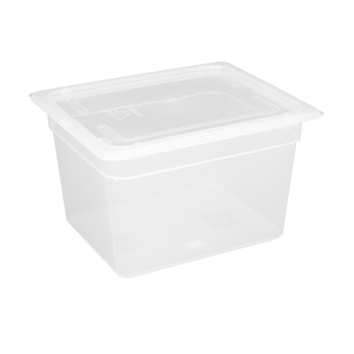 Vogue Polypropylene 1/2 Gastronorm Tray 200mm 11.7Ltr (Box of 4) - GJ517
