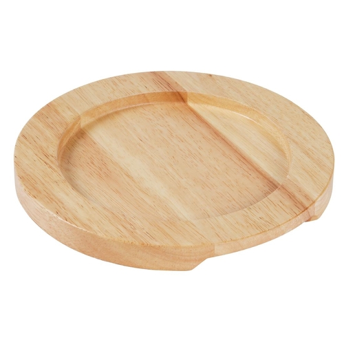 Olympia Light Wooden Base for GJ554 Cast Iron Round Eared Dish - GJ555