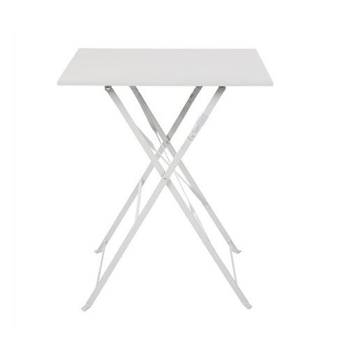 Bolero Grey Square Pavement Style Steel Table - GK988