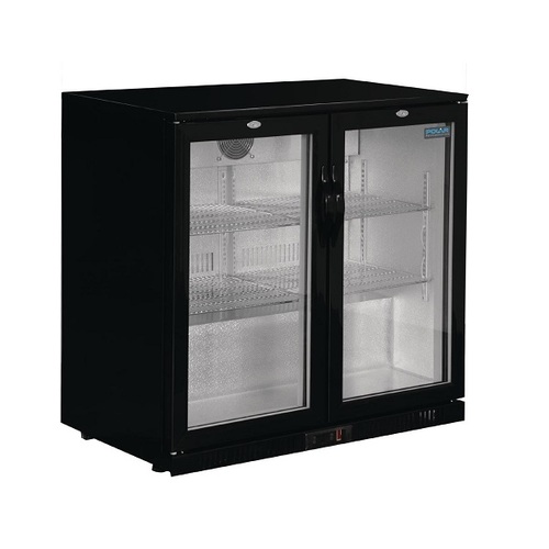 Polar GL002-A G-Series Counter Back Bar Cooler with Hinged Doors 208Ltr - GL002-A
