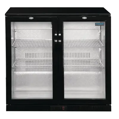 Polar GL002-A G-Series Counter Back Bar Cooler with Hinged Doors 208Ltr - GL002-A
