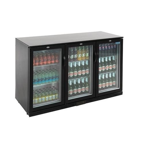 Polar GL004-A G-Series Counter Back Bar Cooler with Hinged Doors 330Ltr - GL004-A