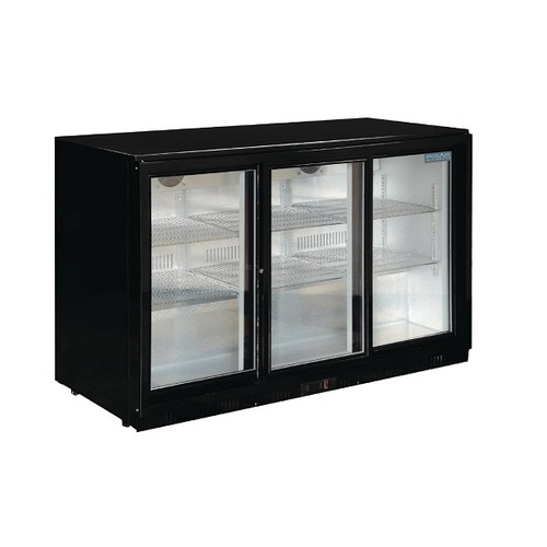 Polar GL006-A G-Series Counter Back Bar Cooler with Sliding Doors 330Ltr - GL006-A